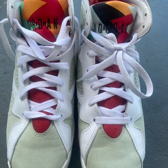 Authentic Air Jordan 7 Retro Hare (2015) (GS) size 6.5Y fits a size 8 ladies - Picture 3 of 12